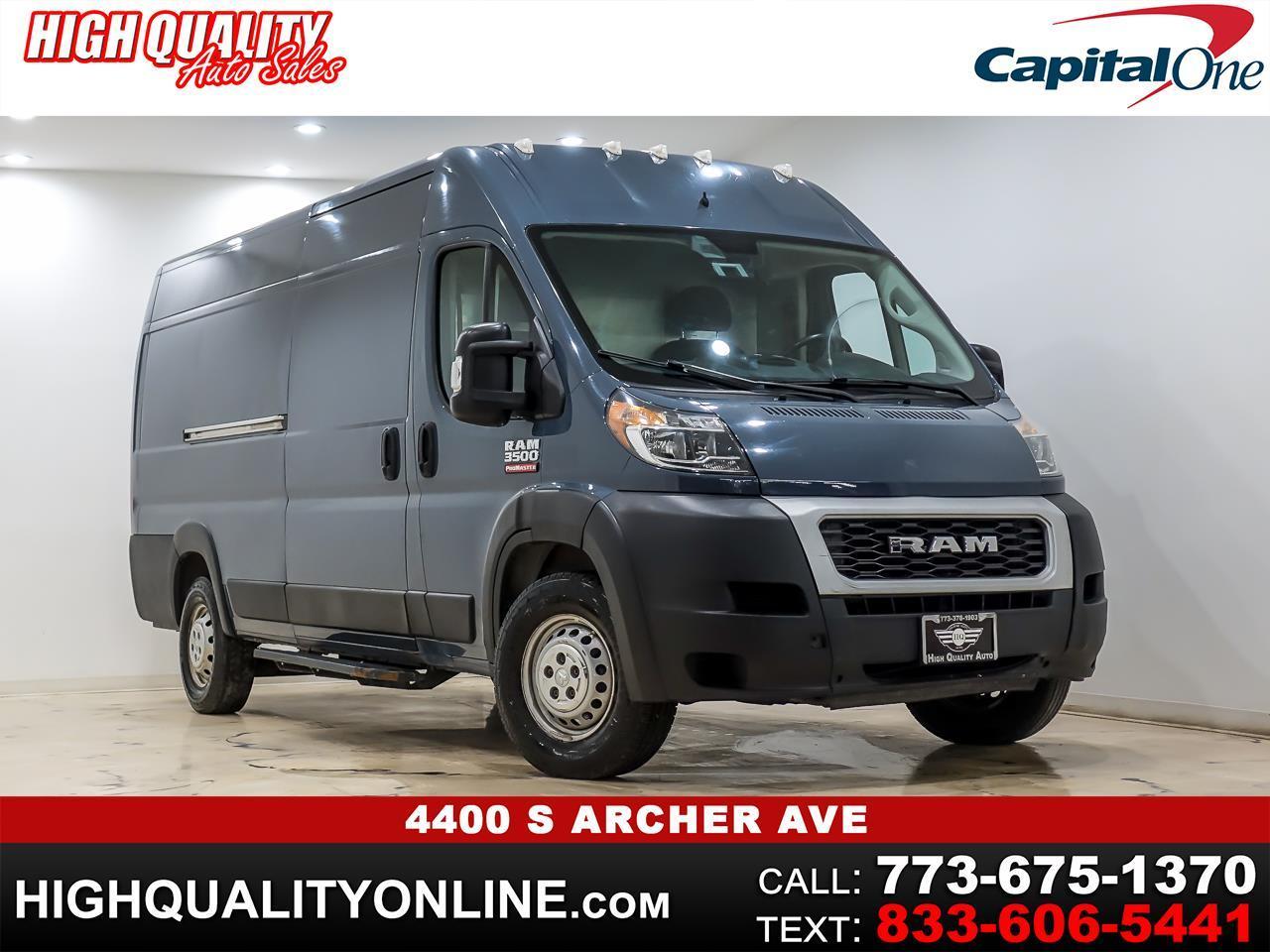 2020 RAM ProMaster 3500 159 High Roof Extended Cargo Van FWD