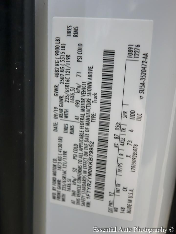 Ford Transit 250 Van Low Roof w/Sliding Pass. 148-in. WB 2019