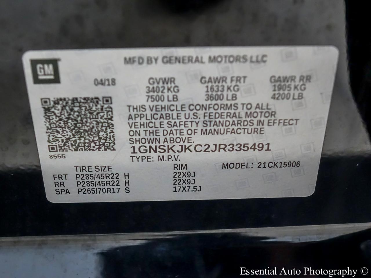 Chevrolet Suburban Premier 4WD 2018