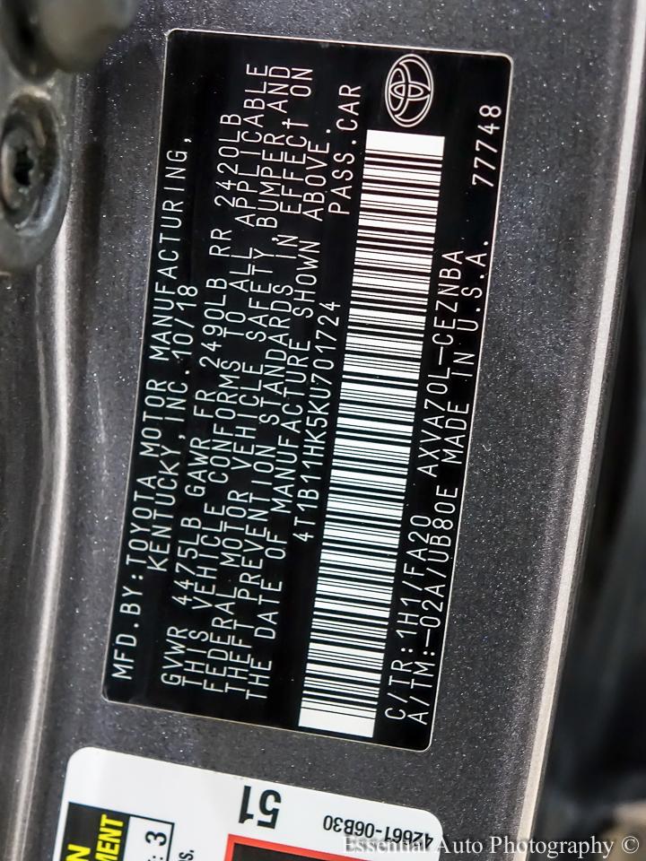 Toyota Camry LE 2019