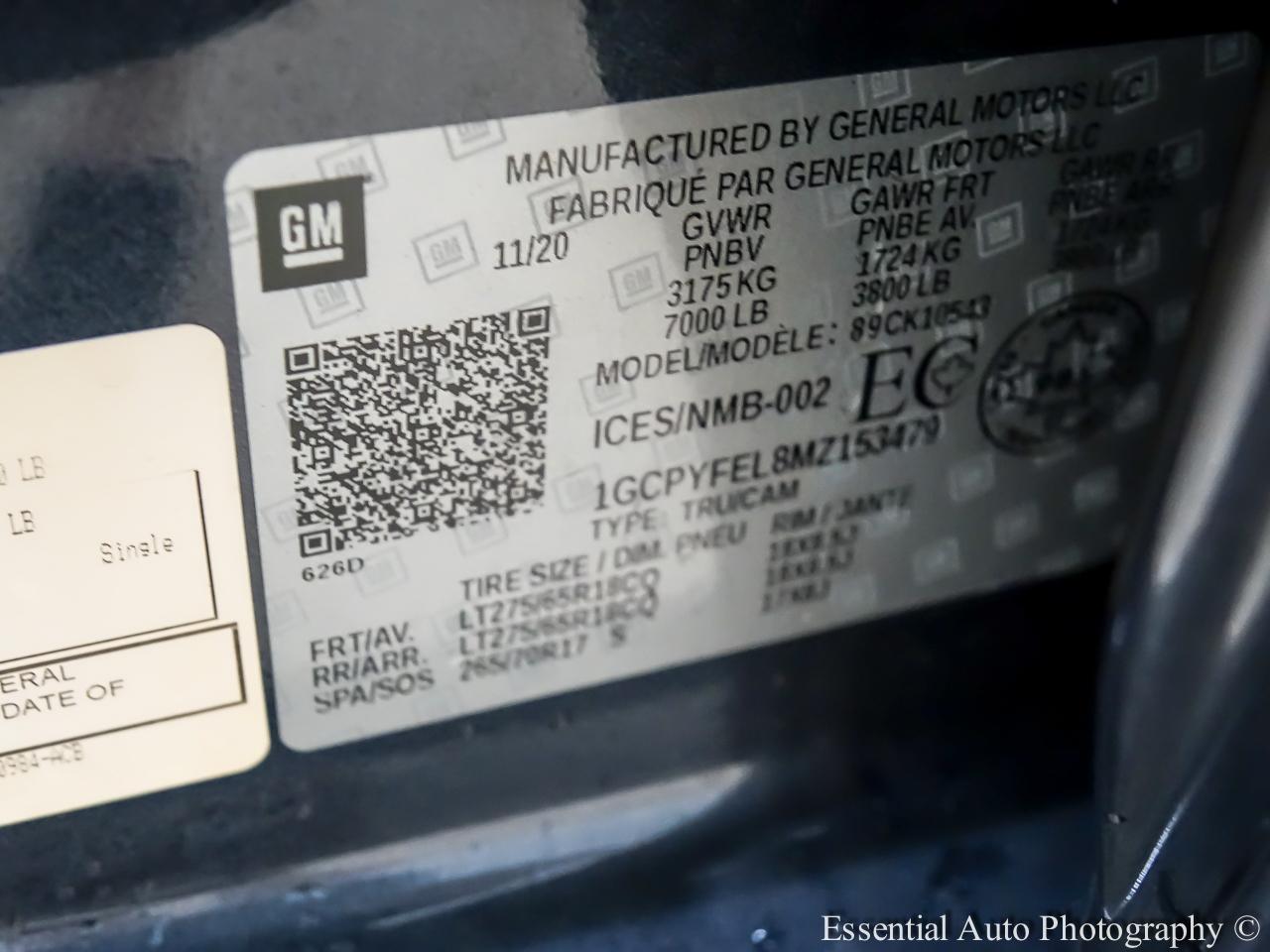 Chevrolet Silverado 1500 LT Trail Boss Crew Cab Long Box 4WD 2021