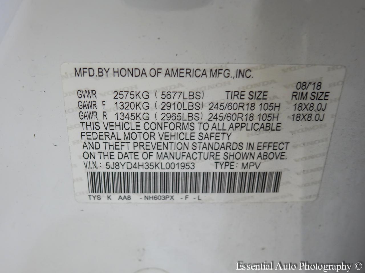 Acura MDX SH-AWD 9-Spd AT 2019