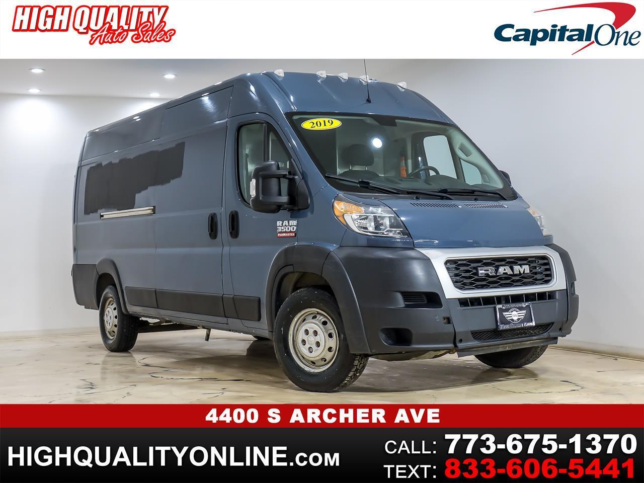 RAM Promaster 3500 High Roof w/Extended Length 2019