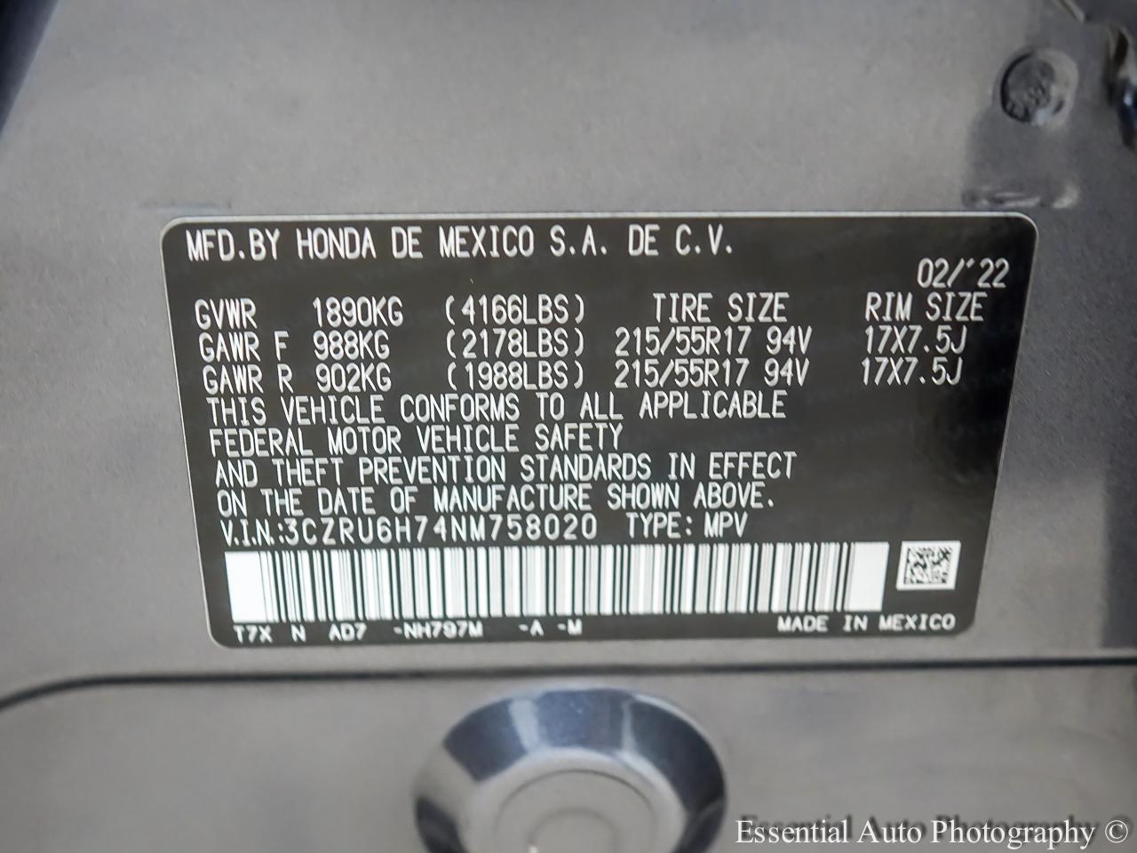 Honda HR-V EX-L AWD 2022