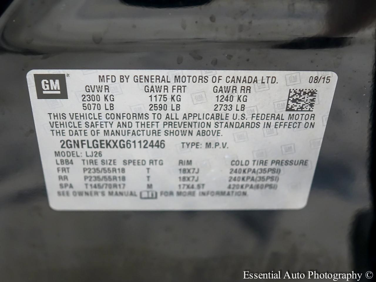 Chevrolet Equinox LTZ AWD 2016