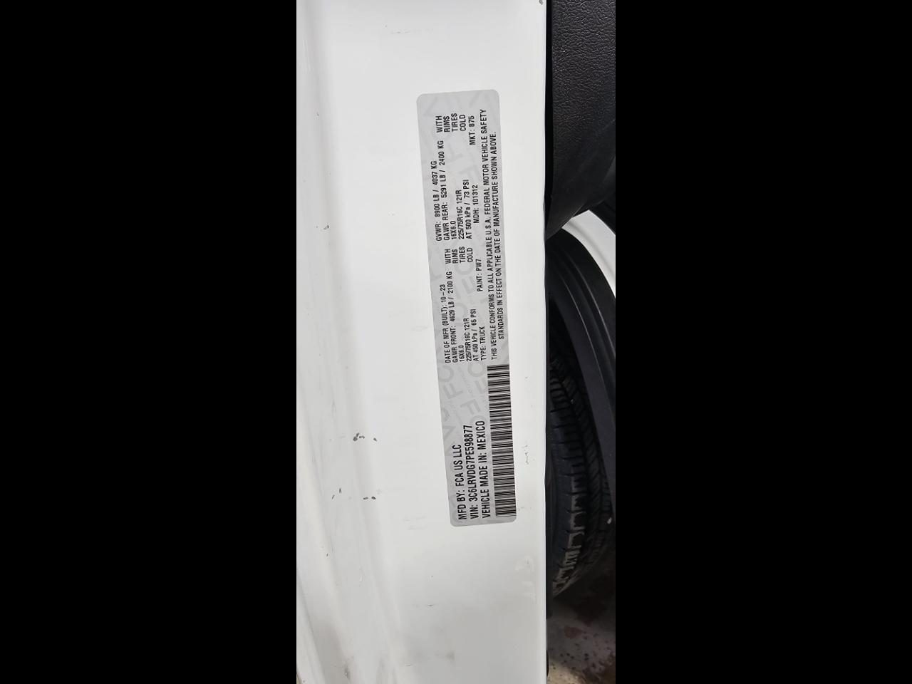 RAM Promaster 2500 High Roof 159-in. WB 2023