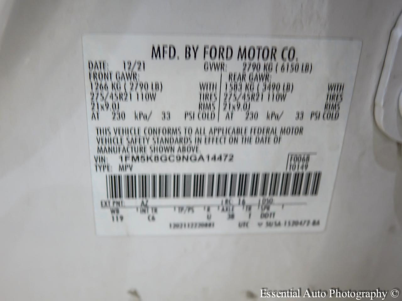 Ford Explorer ST AWD 2022