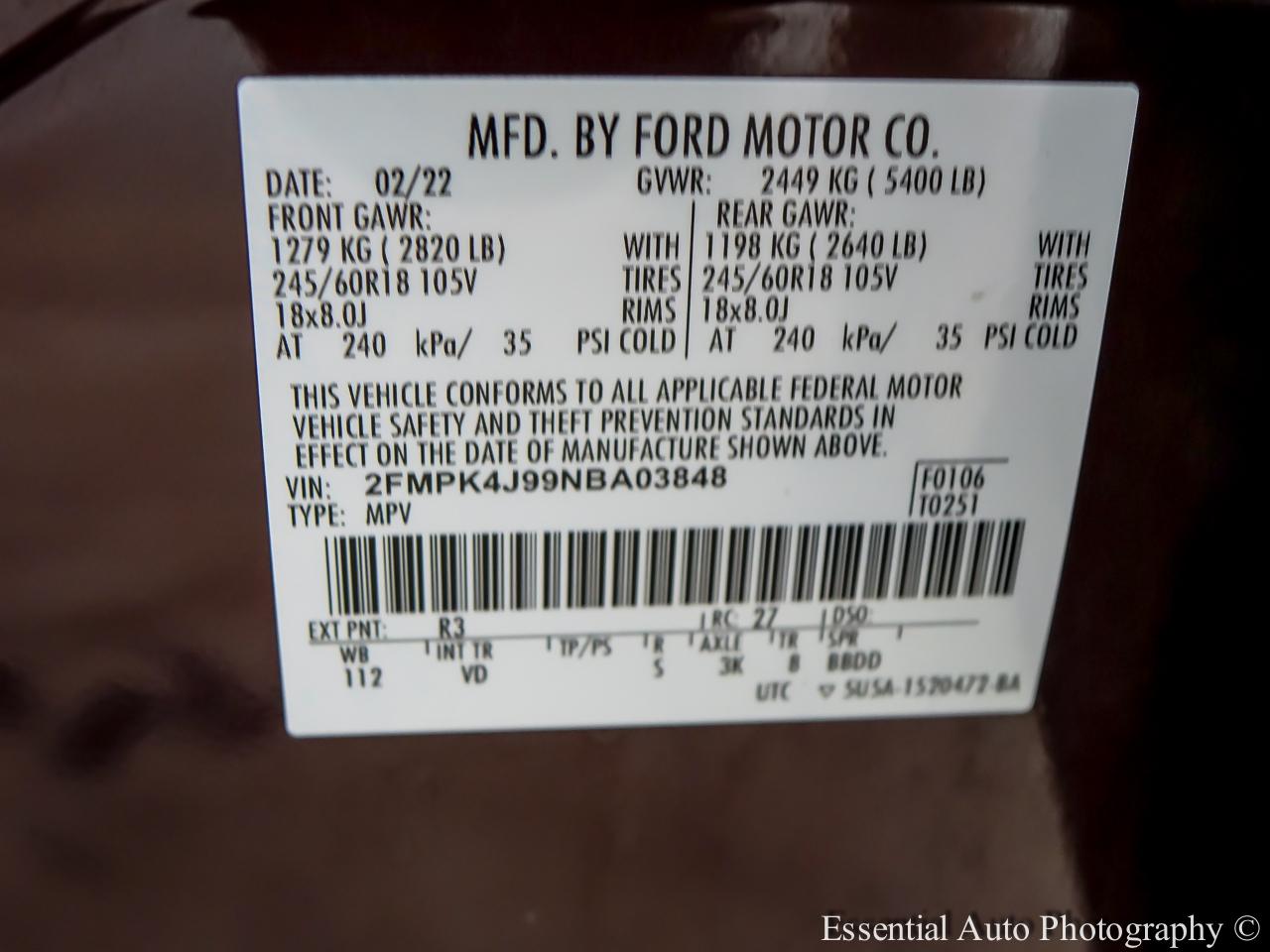 Ford Edge SEL AWD 2022