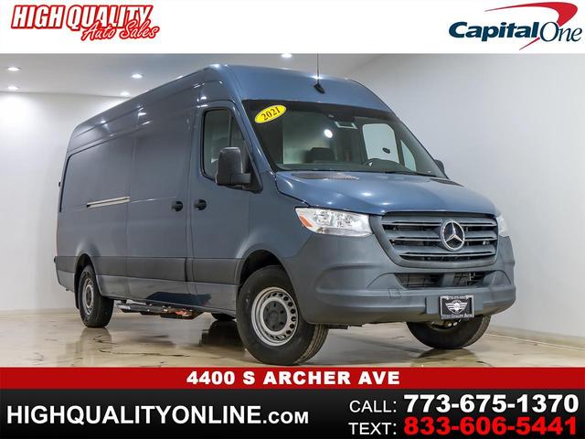 Blue 2021 Mercedes-Benz Sprinter Cargo Van 4X2 Automatic