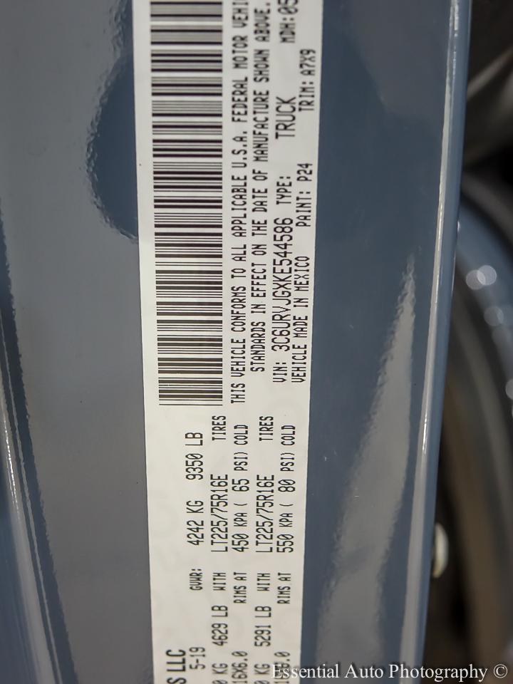RAM Promaster 3500 High Roof w/Extended Length 2019