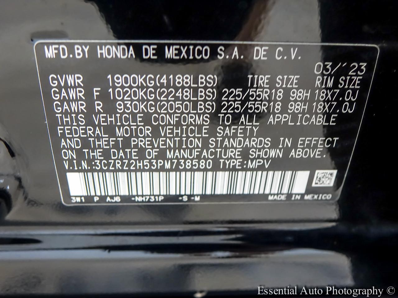 Honda HR-V Sport AWD 2023