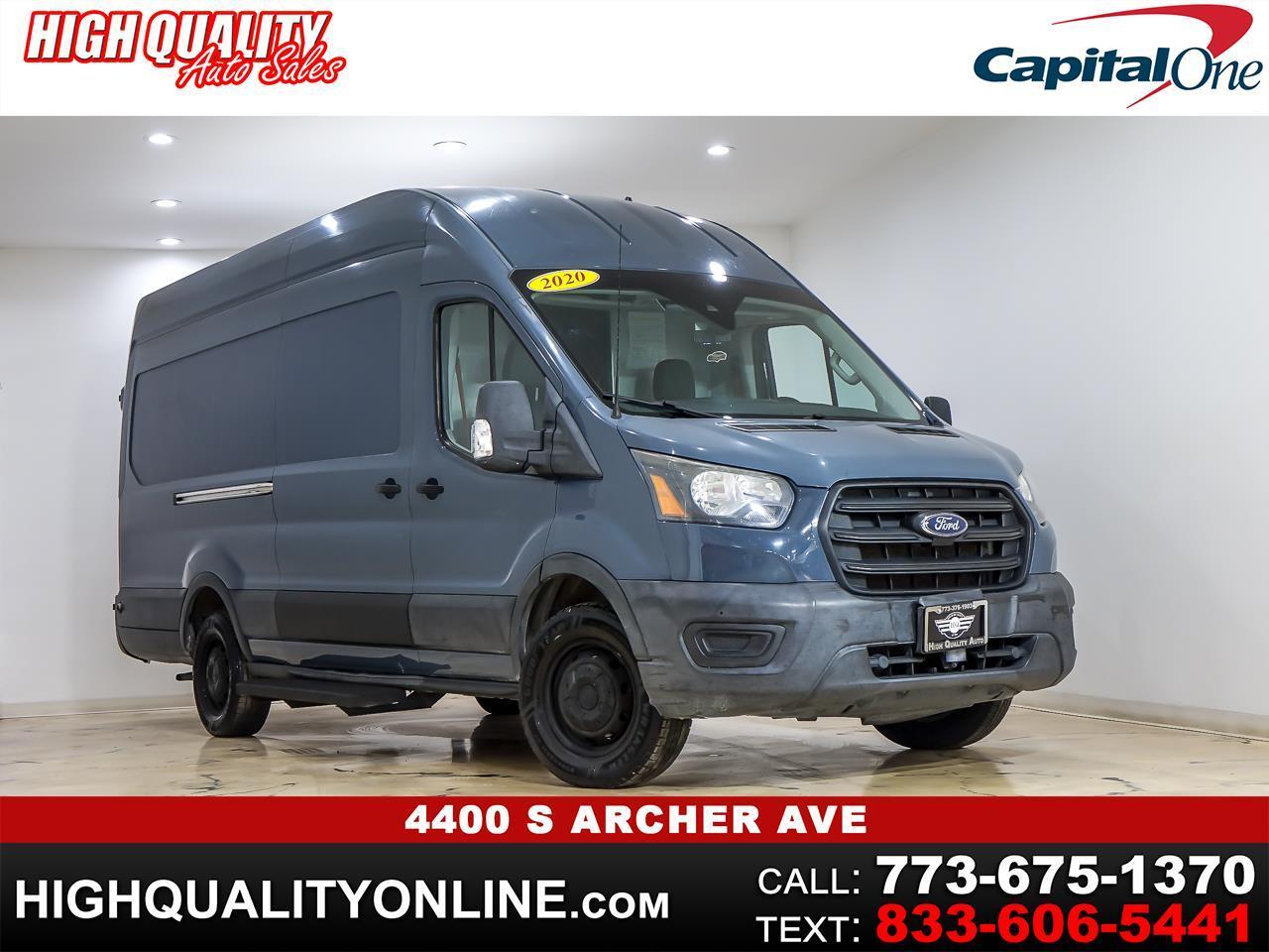 Blue 2020 Ford Transit Cargo Van Rear-Wheel Drive Automatic