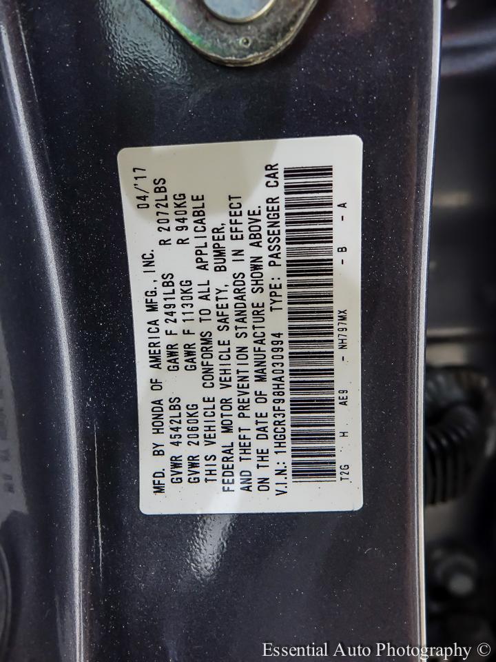 Honda Accord Touring V6 Sedan 6-Spd AT 2017