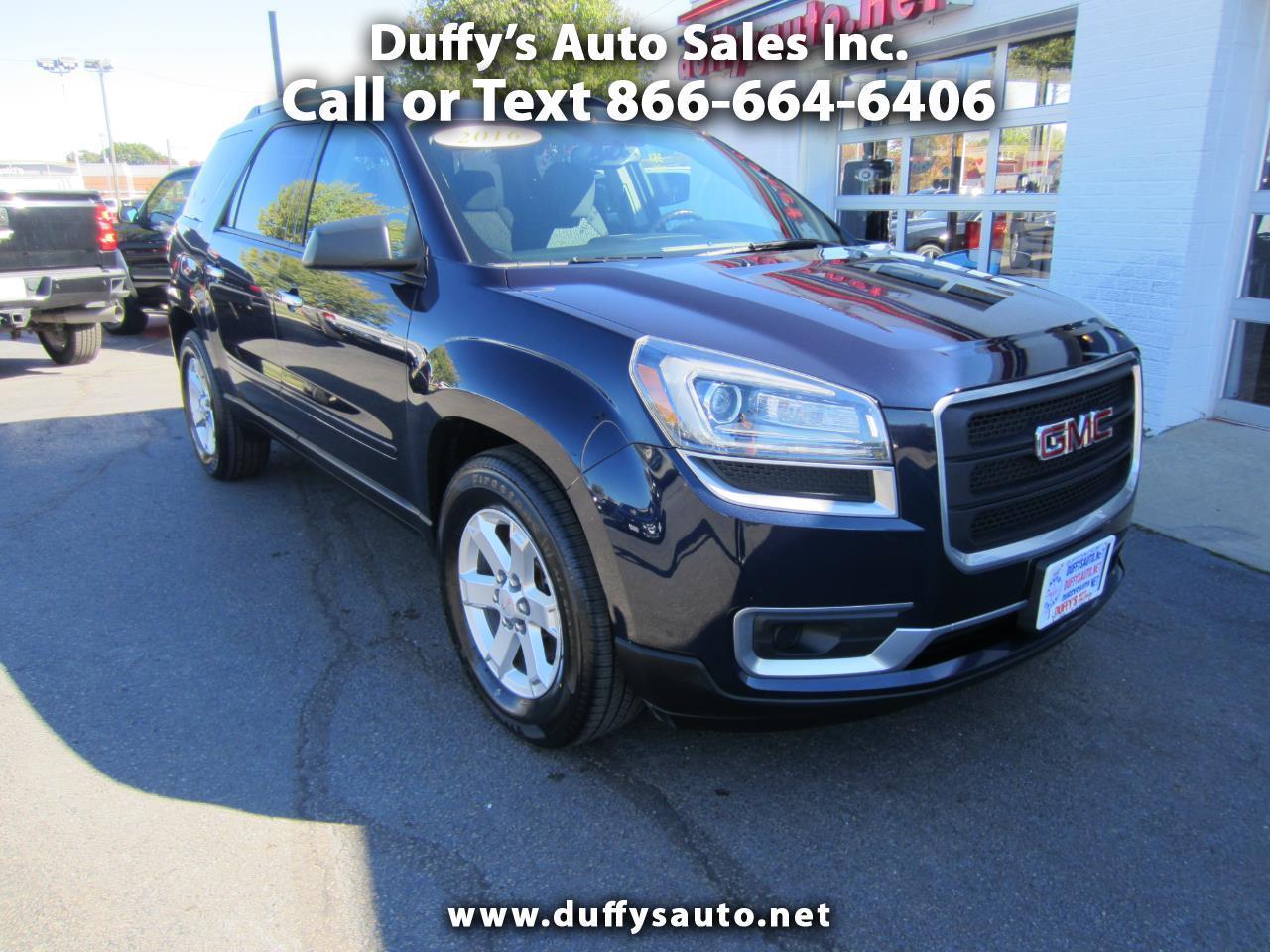 2016 GMC Acadia FWD 4dr SLE w/SLE-2