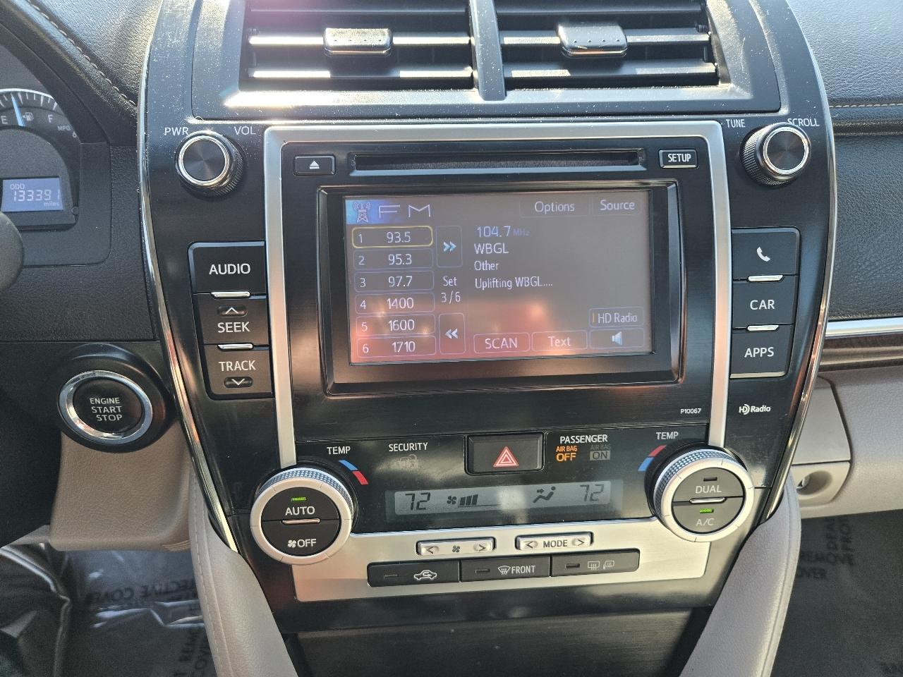 Toyota Camry 4dr Sdn V6 Auto XLE (Natl) 2012