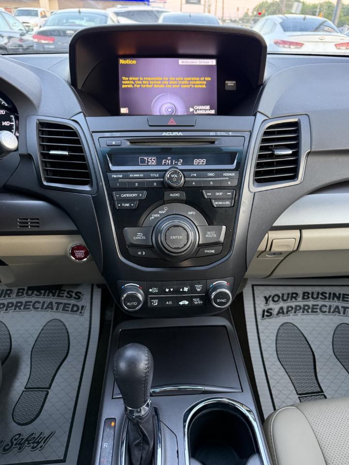 Acura RDX 6-Spd AT AWD w/ Technology Package 2015