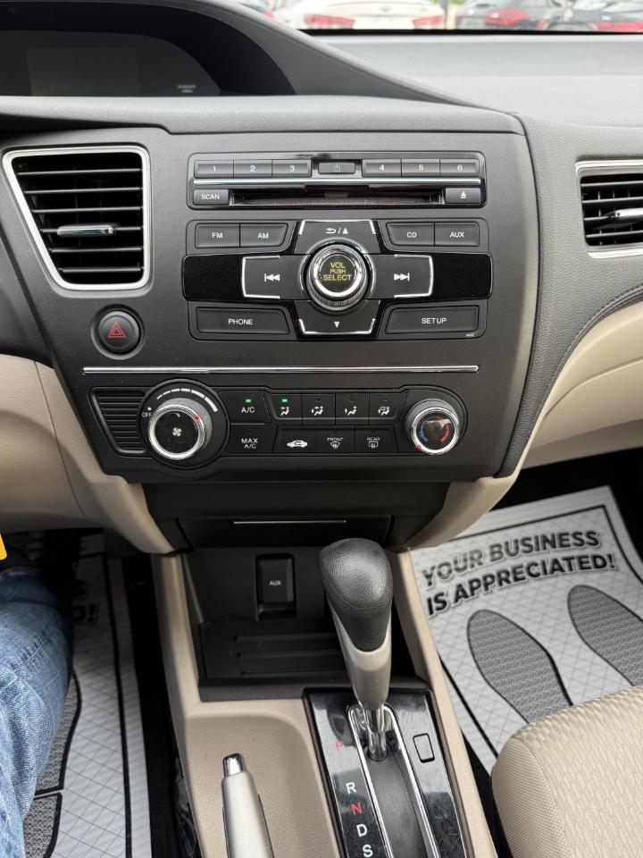 Honda Civic LX Sedan CVT 2014