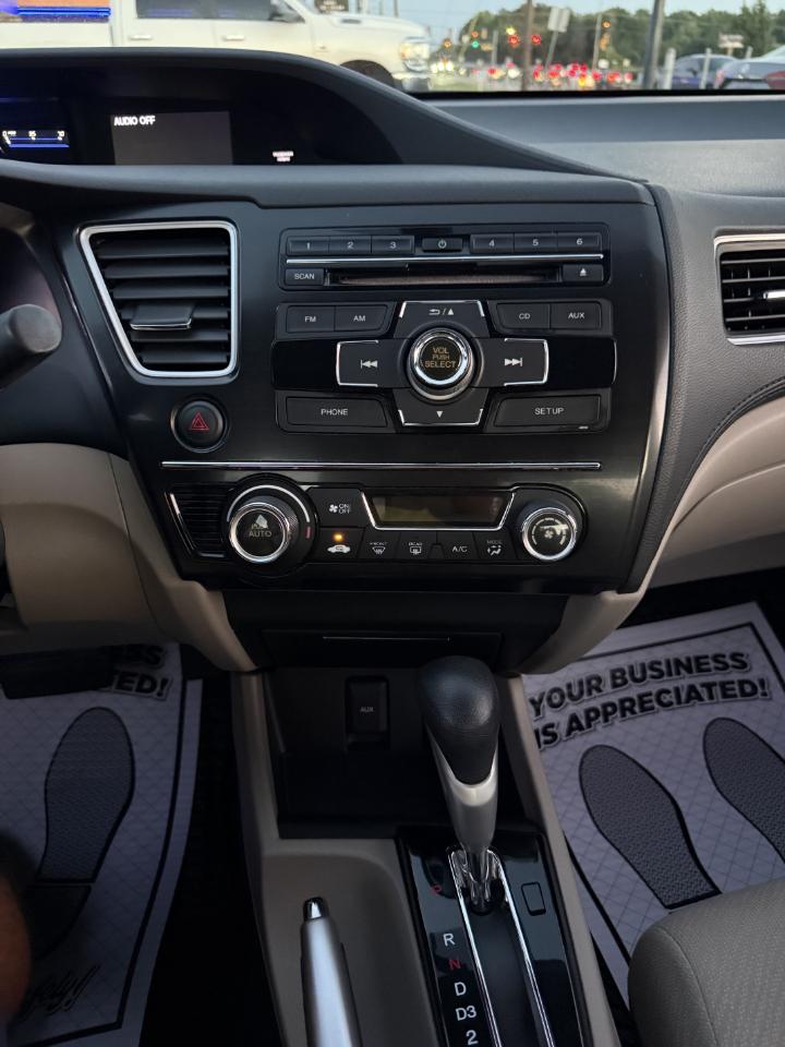 Honda Civic EX Sedan 5-Speed AT 2013