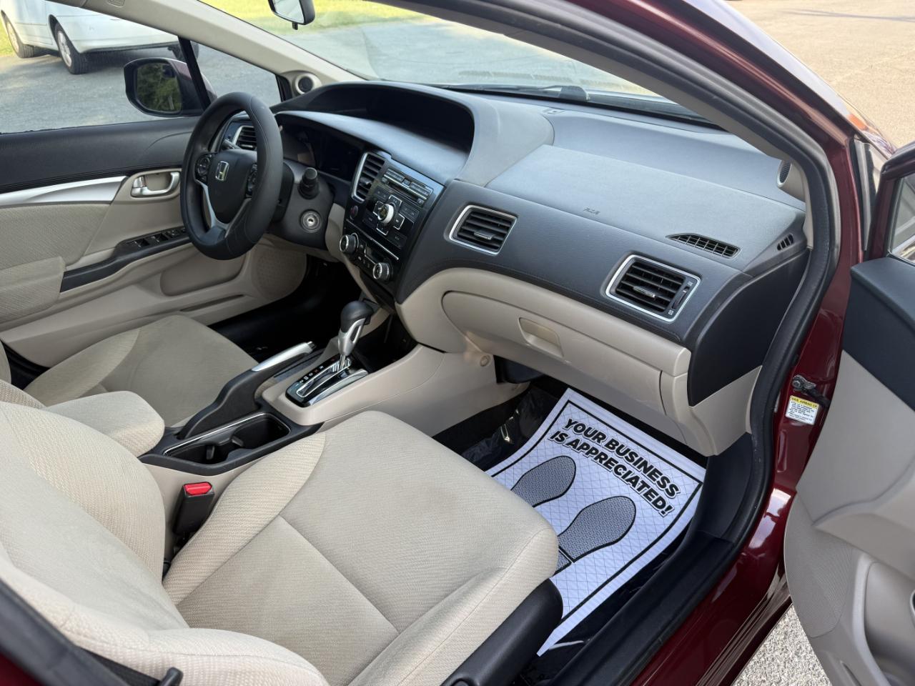 Honda Civic EX Sedan 5-Speed AT 2013