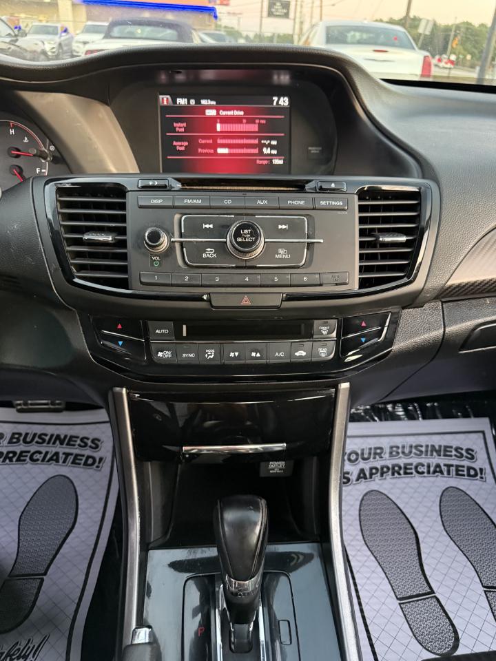 Honda Accord Sport Sedan w/Honda Sensing CVT 2016