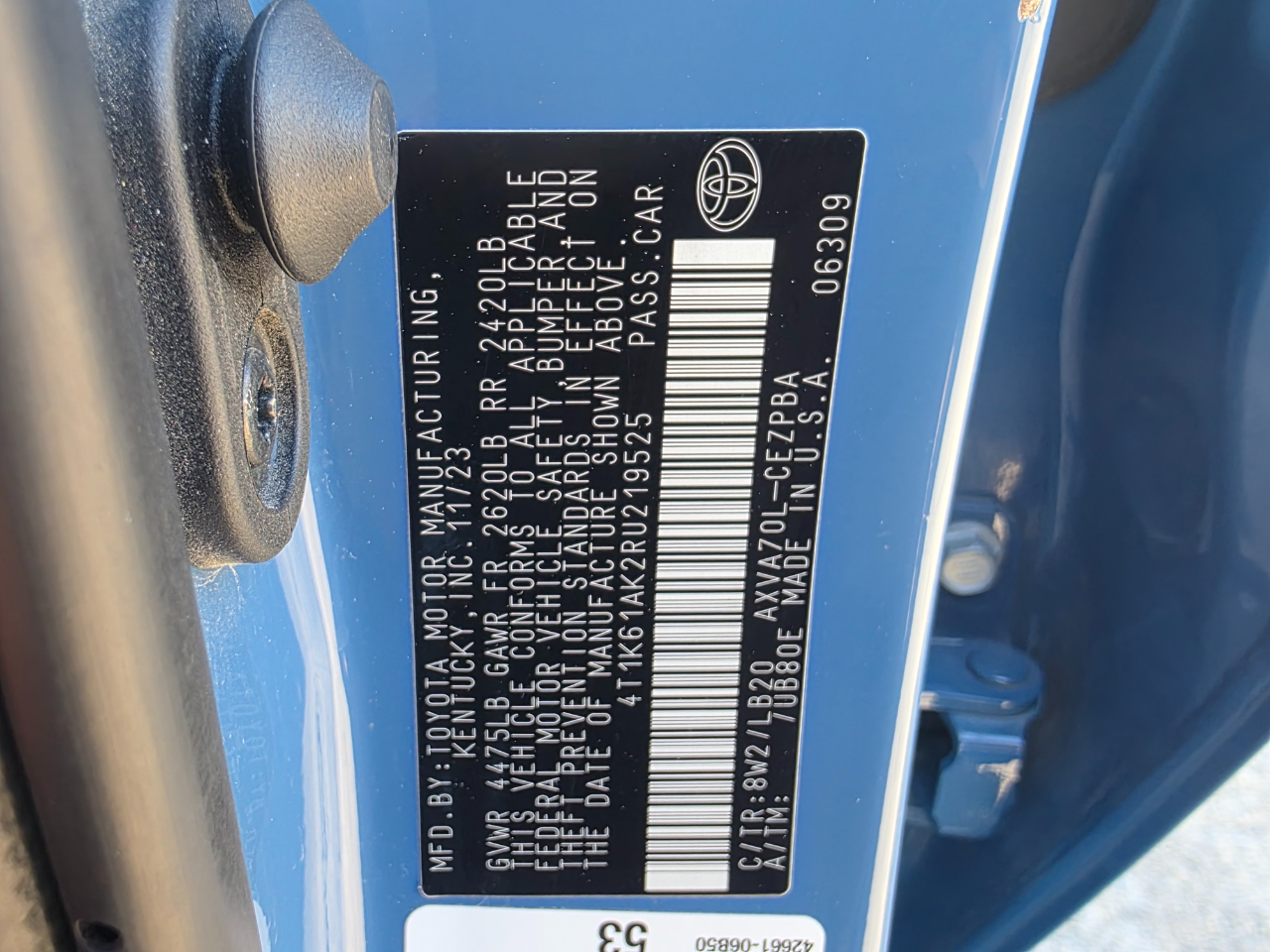 Toyota Camry XSE 2024