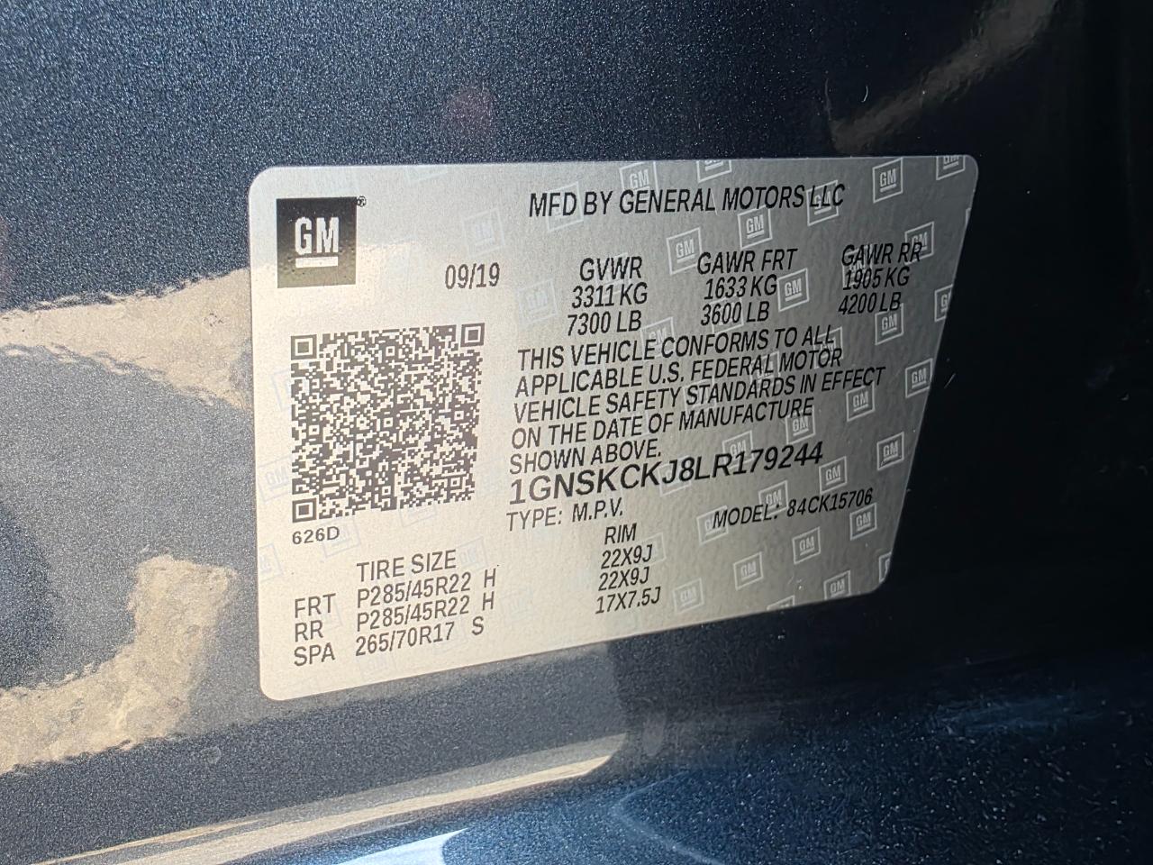 Chevrolet Tahoe Premier 4WD 2020