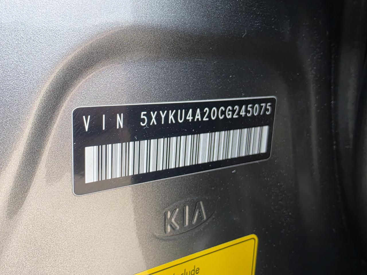 Kia Sorento EX V6 2WD 2012