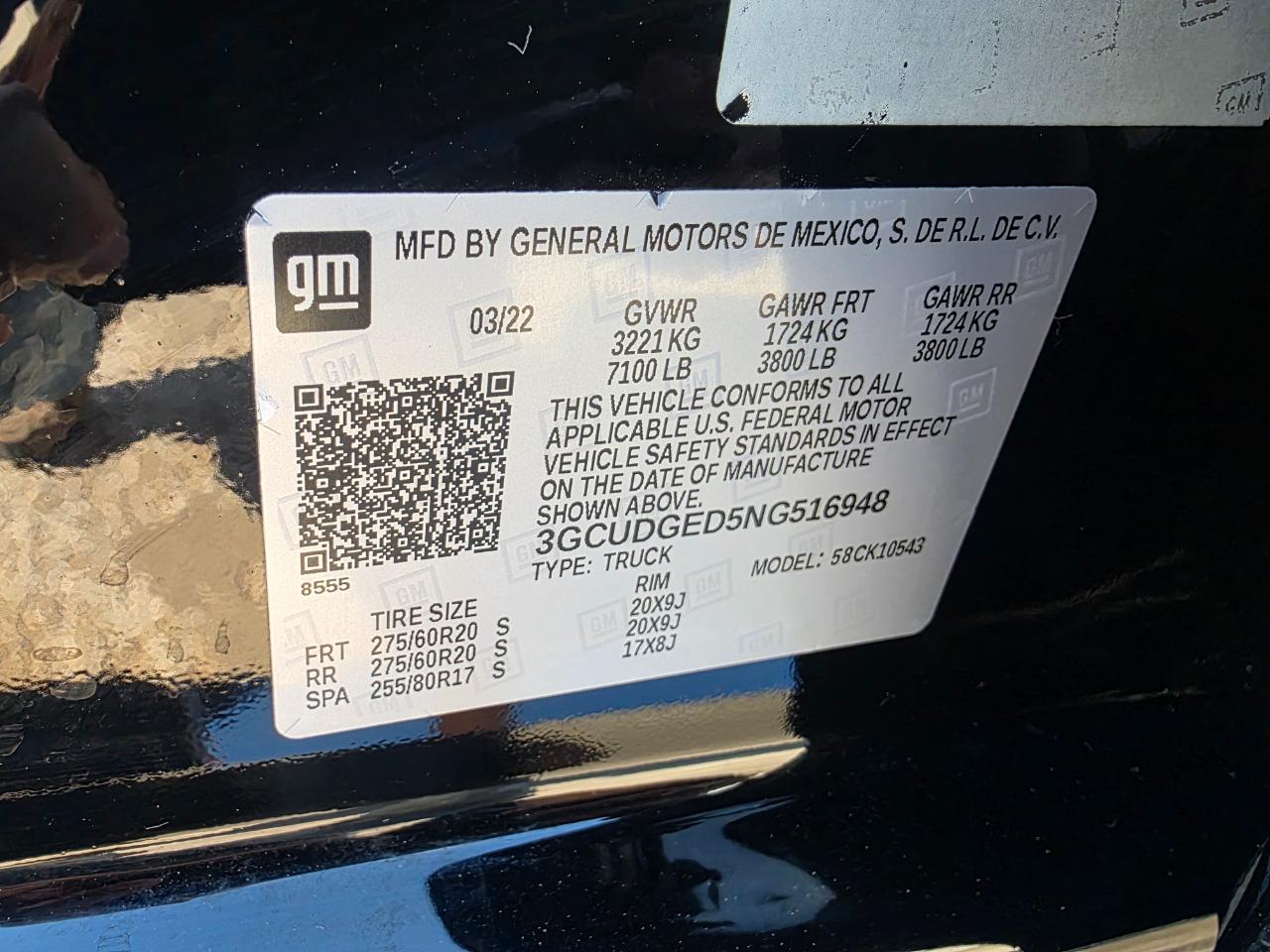 Chevrolet Silverado 1500 LTZ Crew Cab 4WD 2022