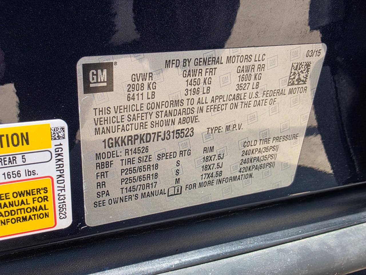 GMC Acadia SLE-2 FWD 2015