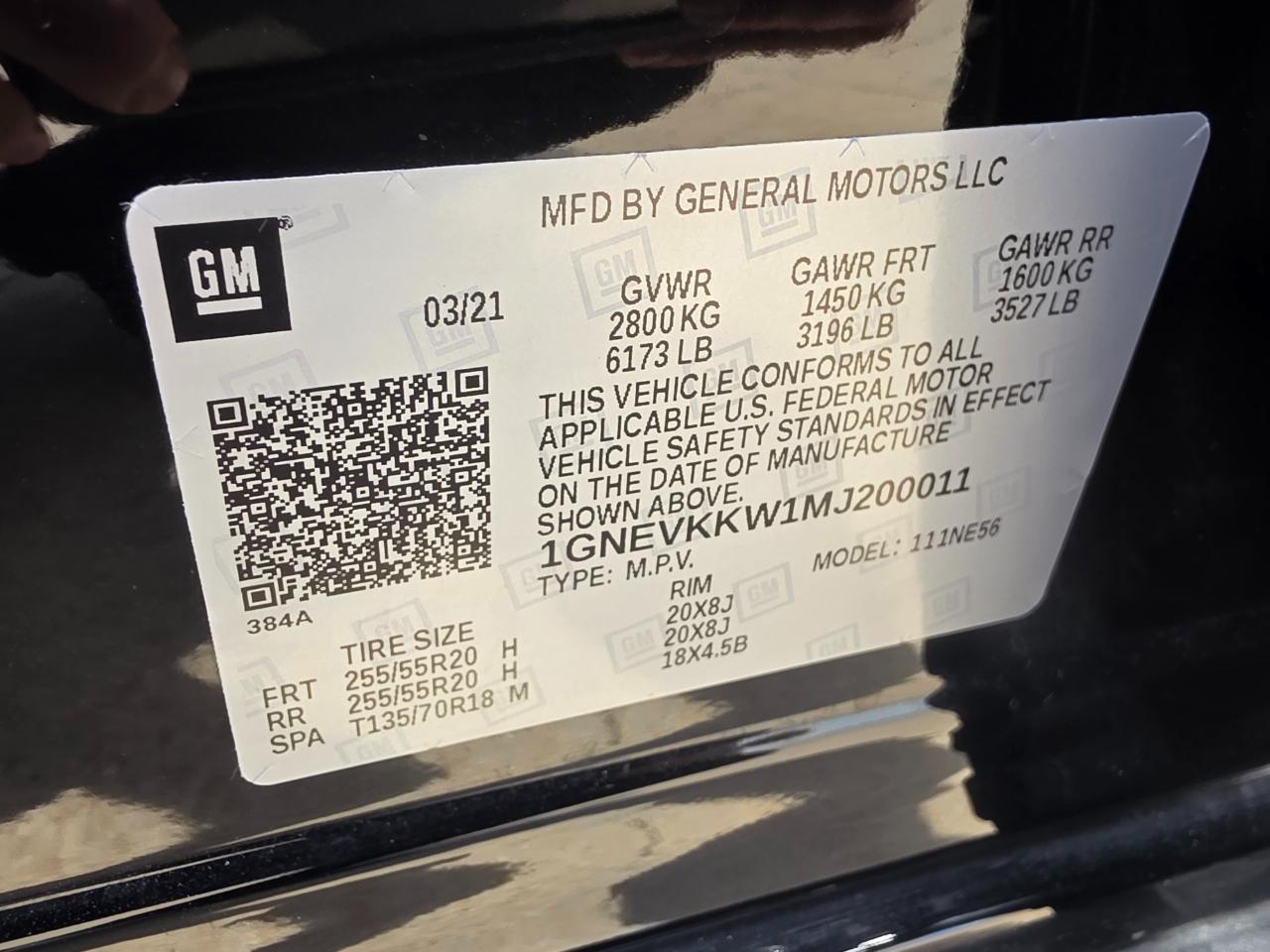 Chevrolet Traverse Premier AWD 2021