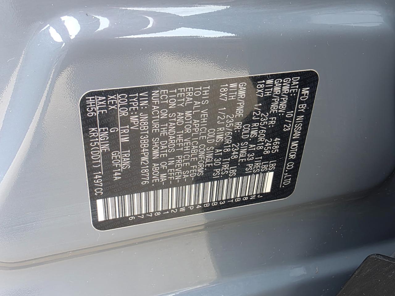 Nissan Rogue SV AWD 2023