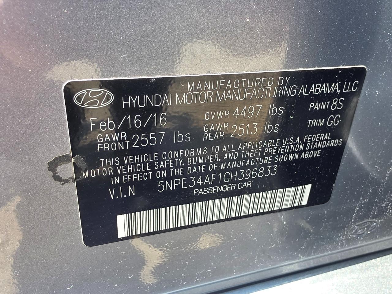Hyundai Sonata Sport 2016