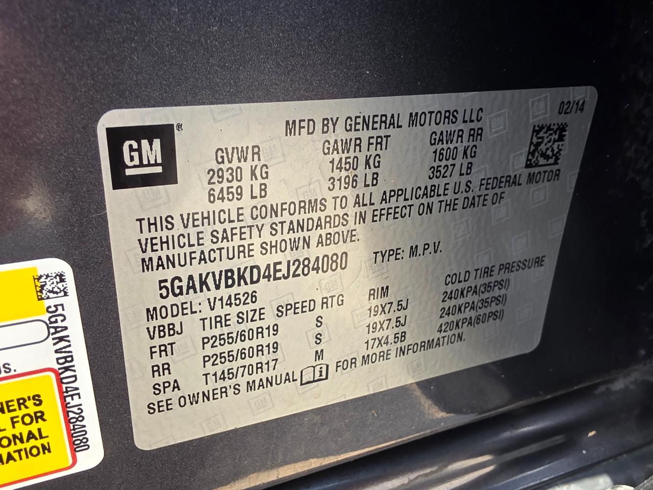 Buick Enclave Leather AWD 2014
