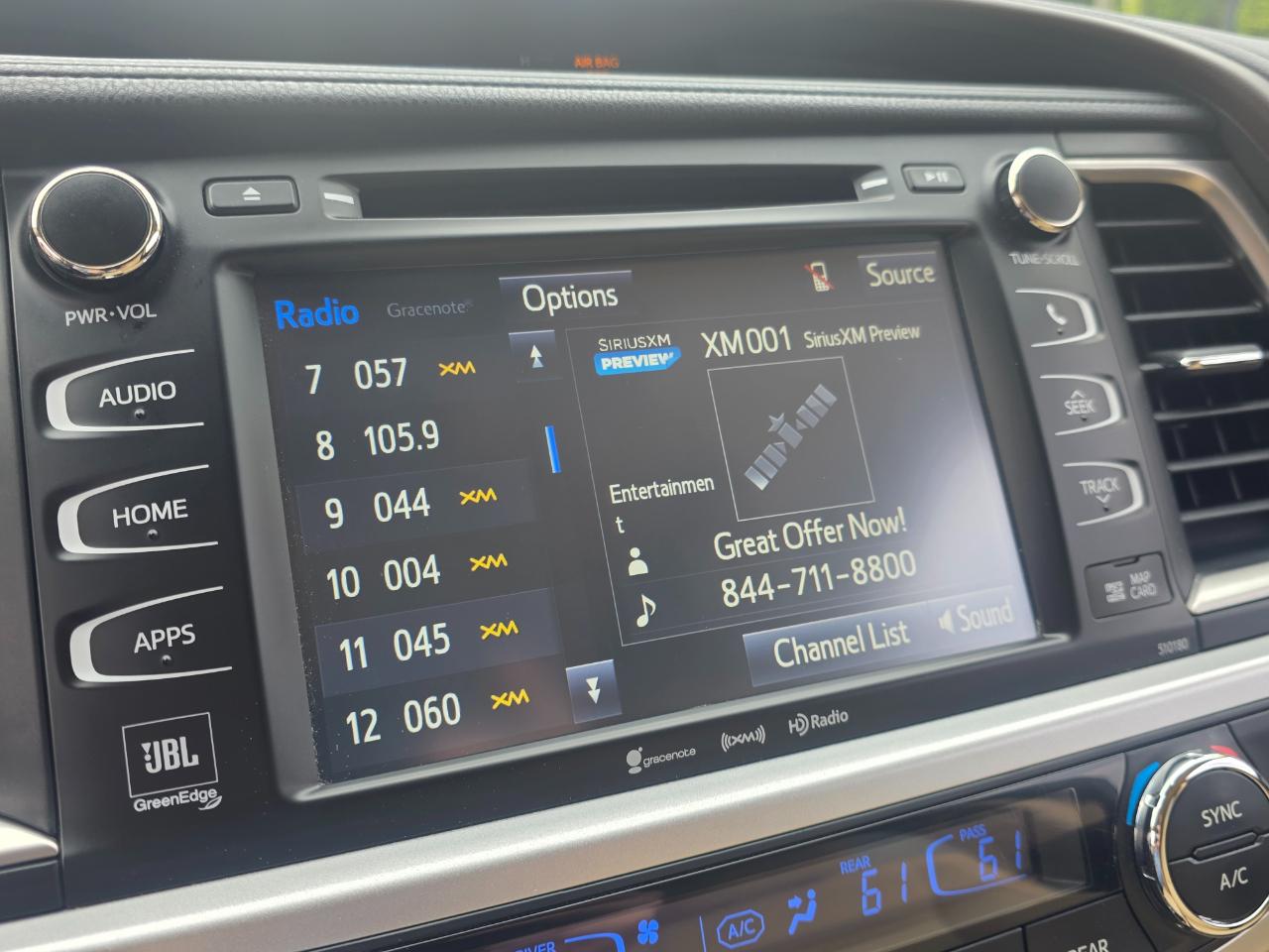 Toyota Highlander Limited Platinum AWD V6 2017