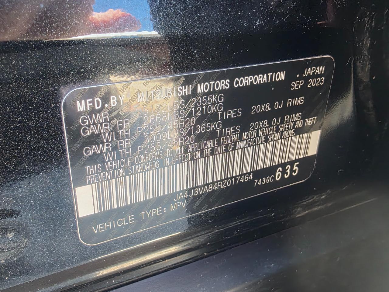 Mitsubishi Outlander SE 2024