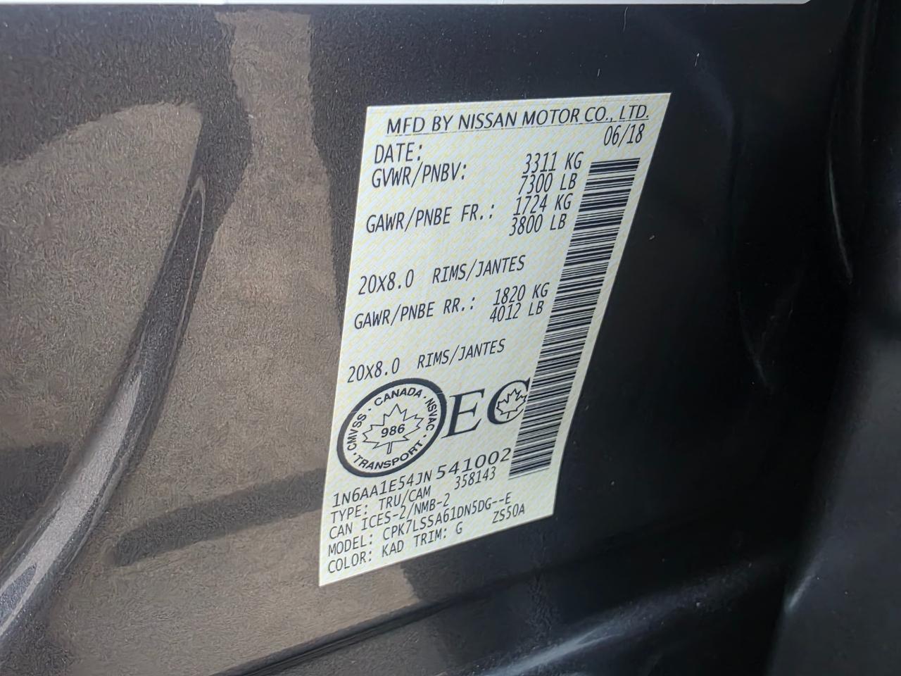 Nissan Titan  2018