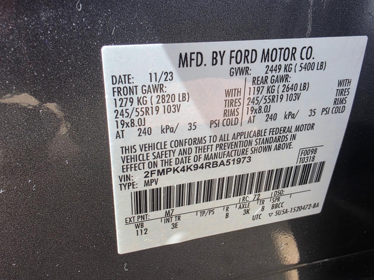 Ford Edge Titanium 2024