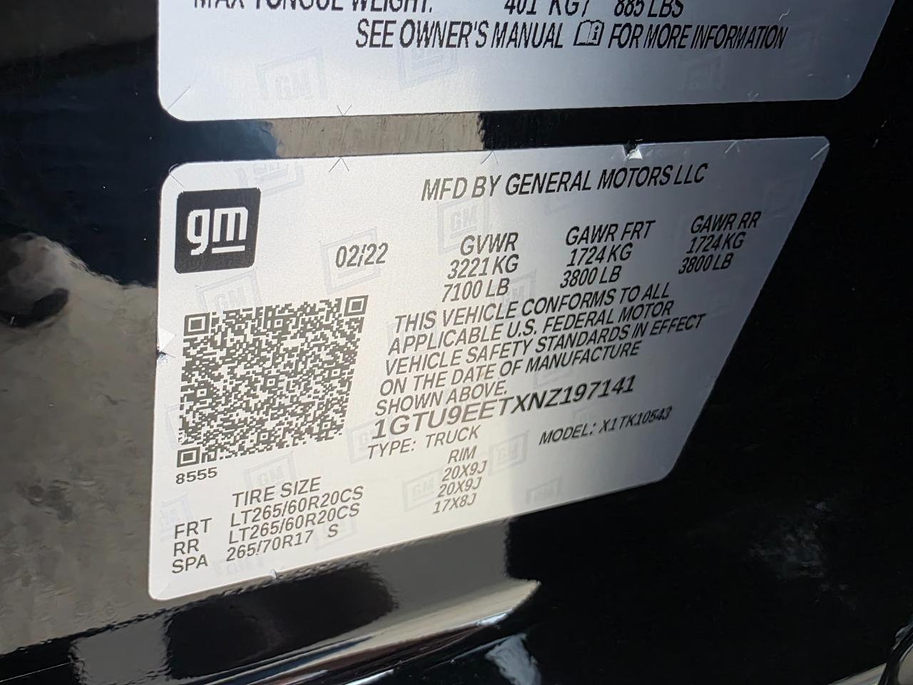 GMC Sierra 1500 Limited AT4 Crew Cab Short Box 4WD 2022
