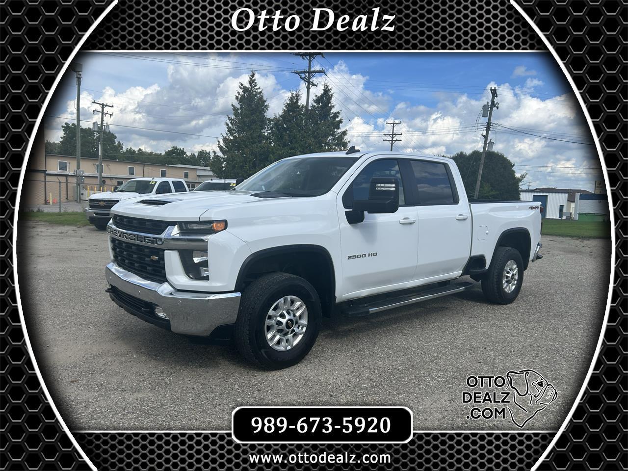 White 2020 Chevrolet Silverado 2500HD Pickup Truck Four-Wheel Drive Automatic