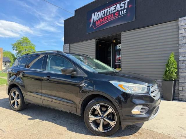 Black 2017 Ford Escape SE AWD SUV / Crossover All-Wheel Drive