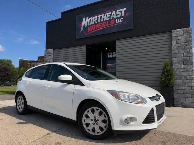 White 2012 Ford Focus Hatchback Front-Wheel Drive