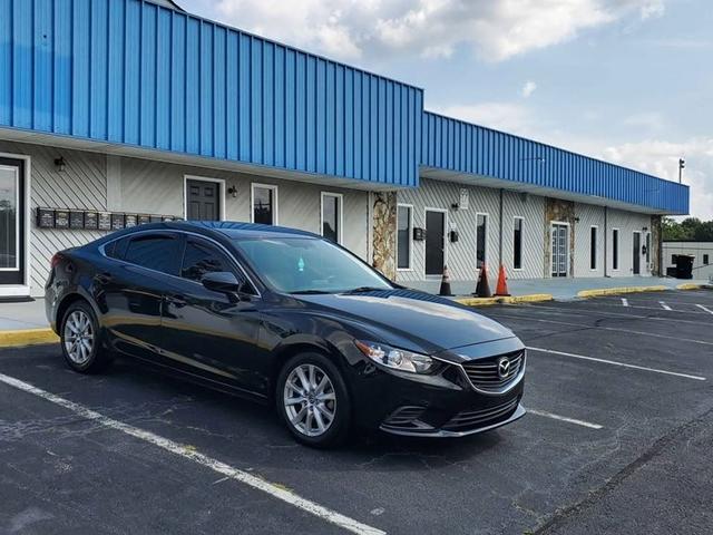 Black 2016 Mazda MAZDA6 Sedan Front-Wheel Drive Automatic