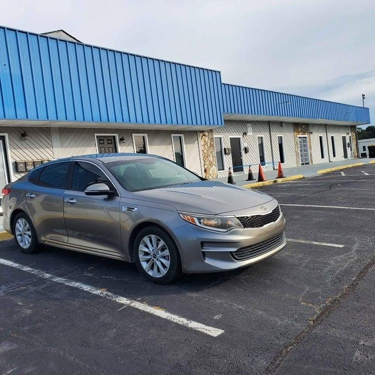 Gray 2018 Kia Optima Sedan Front-Wheel Drive Automatic
