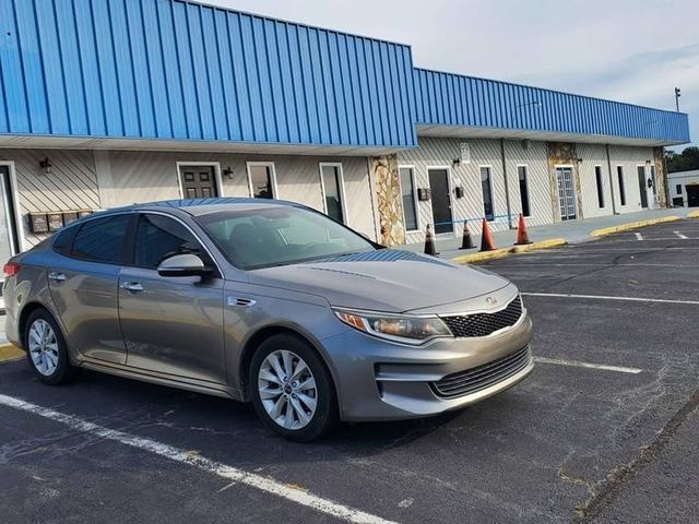 Gray 2018 Kia Optima Sedan Front-Wheel Drive Automatic