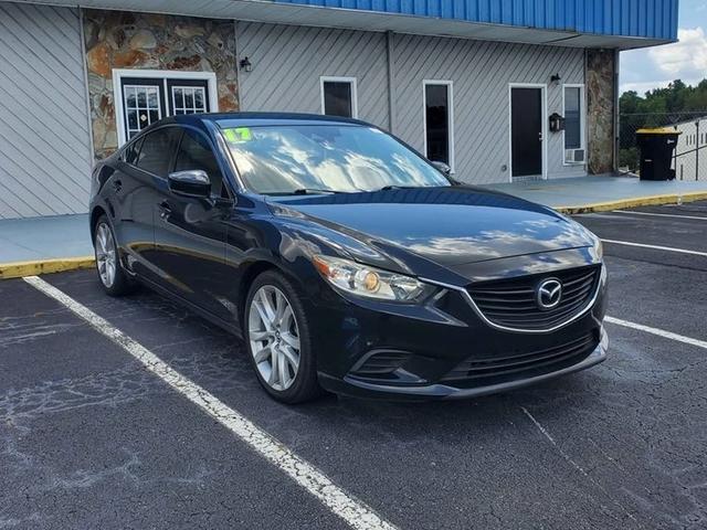 Black 2017 Mazda MAZDA6 Sedan Front-Wheel Drive Automatic