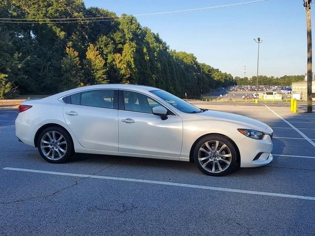 White 2017 Mazda MAZDA6 Sedan Front-Wheel Drive Automatic