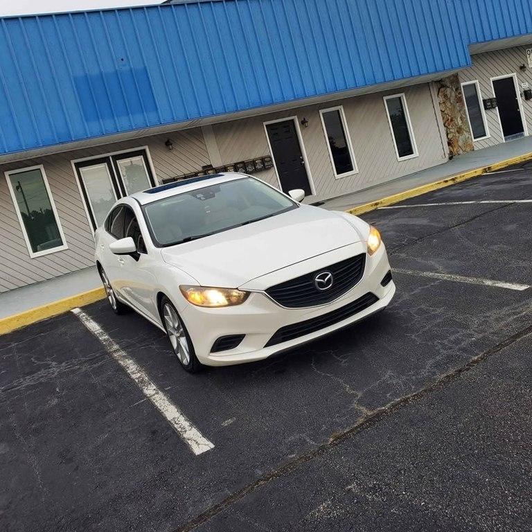 White 2015 Mazda MAZDA6 Sedan Front-Wheel Drive Automatic