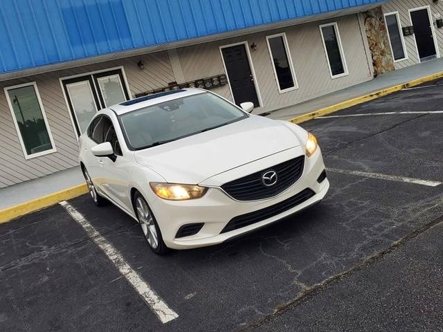 White 2015 Mazda MAZDA6 Sedan Front-Wheel Drive Automatic