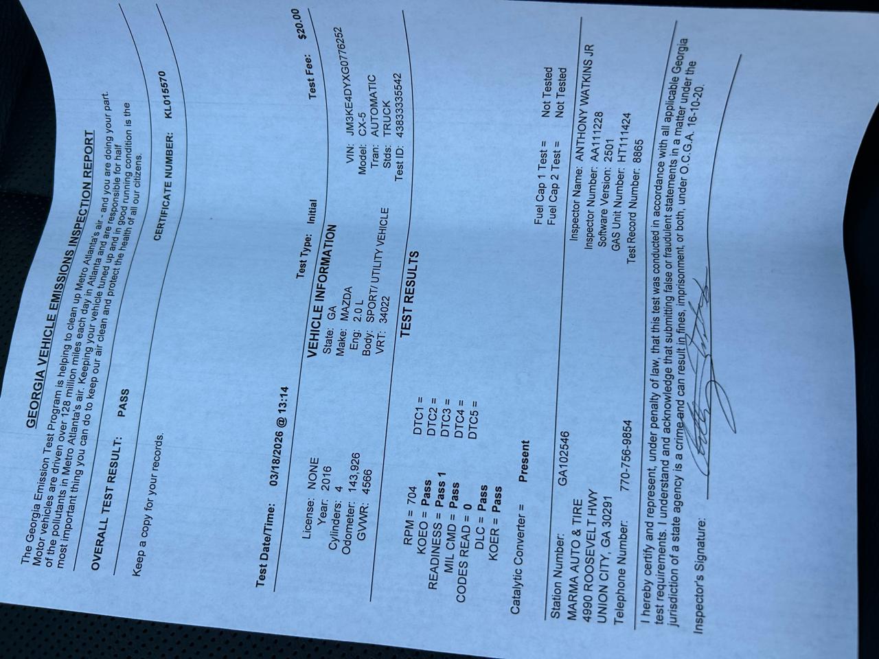 Mazda CX-5 Grand Touring AWD 2016