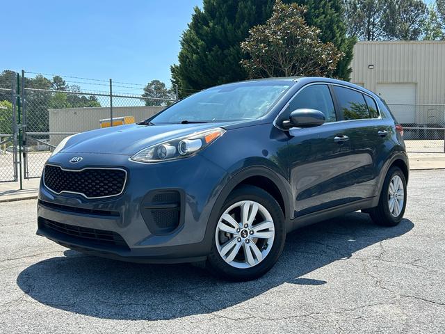 Blue 2019 Kia Sportage LX FWD SUV / Crossover Front-Wheel Drive Automatic